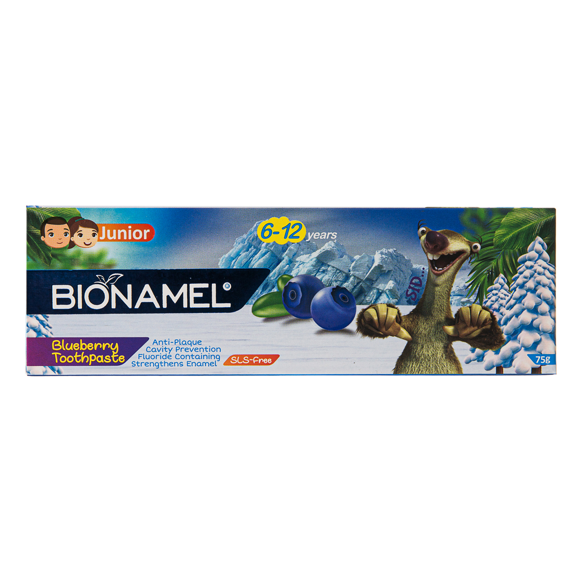 خمیر دندان کودک با طعم بلوبری 75 گرمی بایونمل