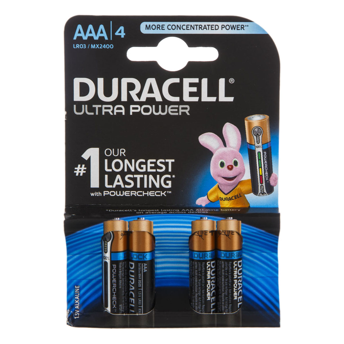 باتری نیم قلمی Ultra Power چهار عددی دوراسل