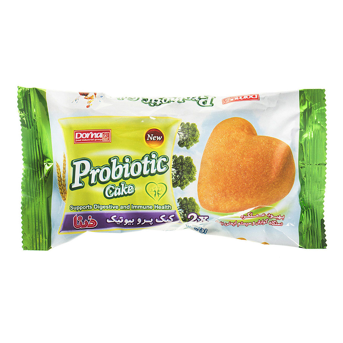 کیک پروبیوتیک 75 گرمی درنا