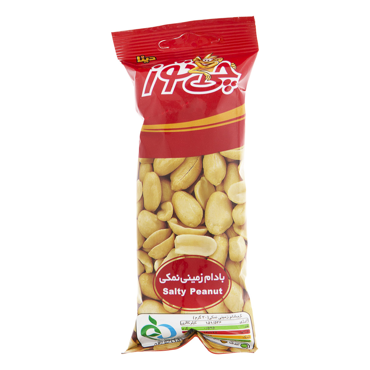 بادام زمینی نمكی 40 گرمی چی‌توز
