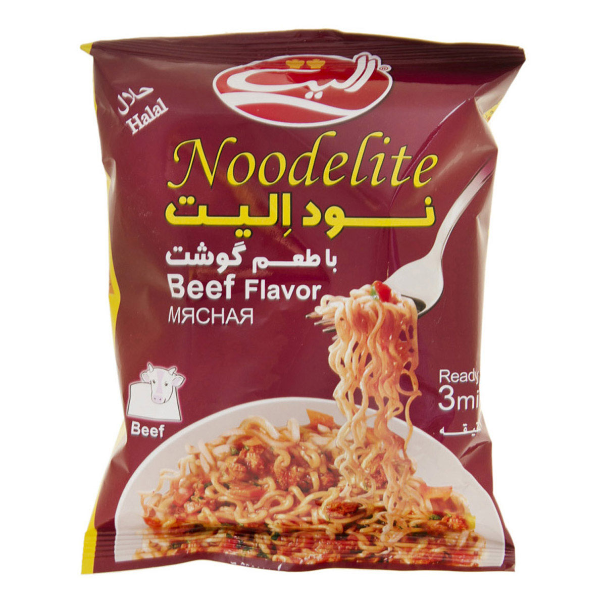 نودل گوشت 85 گرمی الیت 