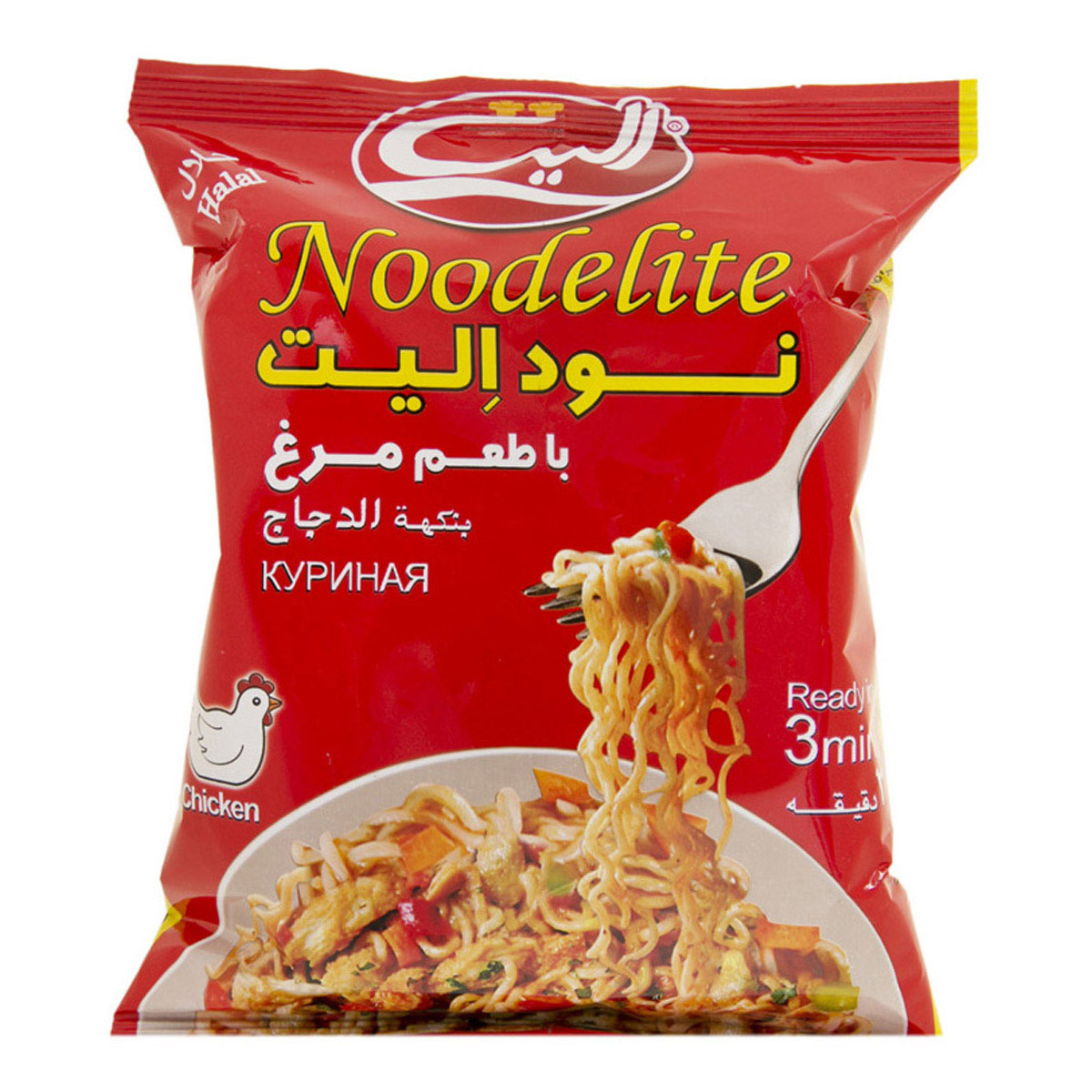 نودل مرغ 85 گرمی الیت 