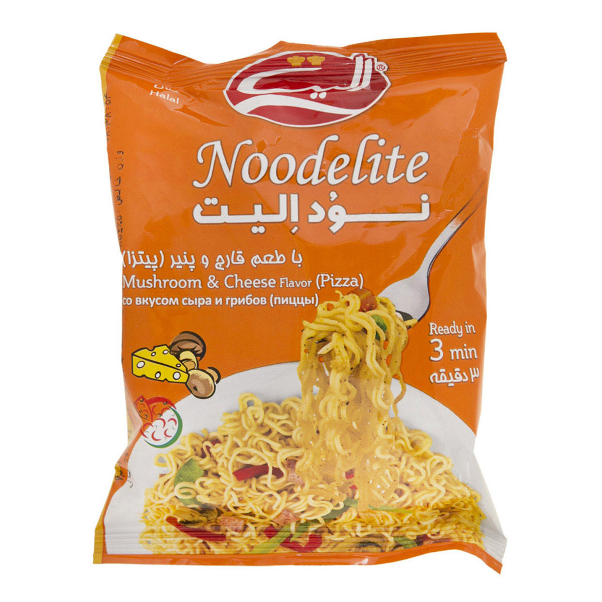 نودل قارچ و پنیر طعم پیتزا 85 گرمی الیت
