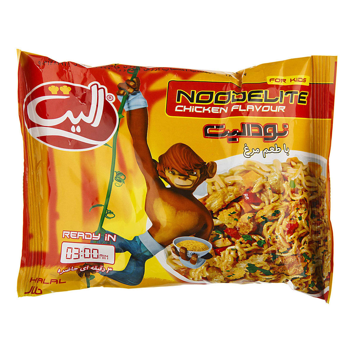 نودل مرغ مخصوص کودک 85 گرمی الیت 