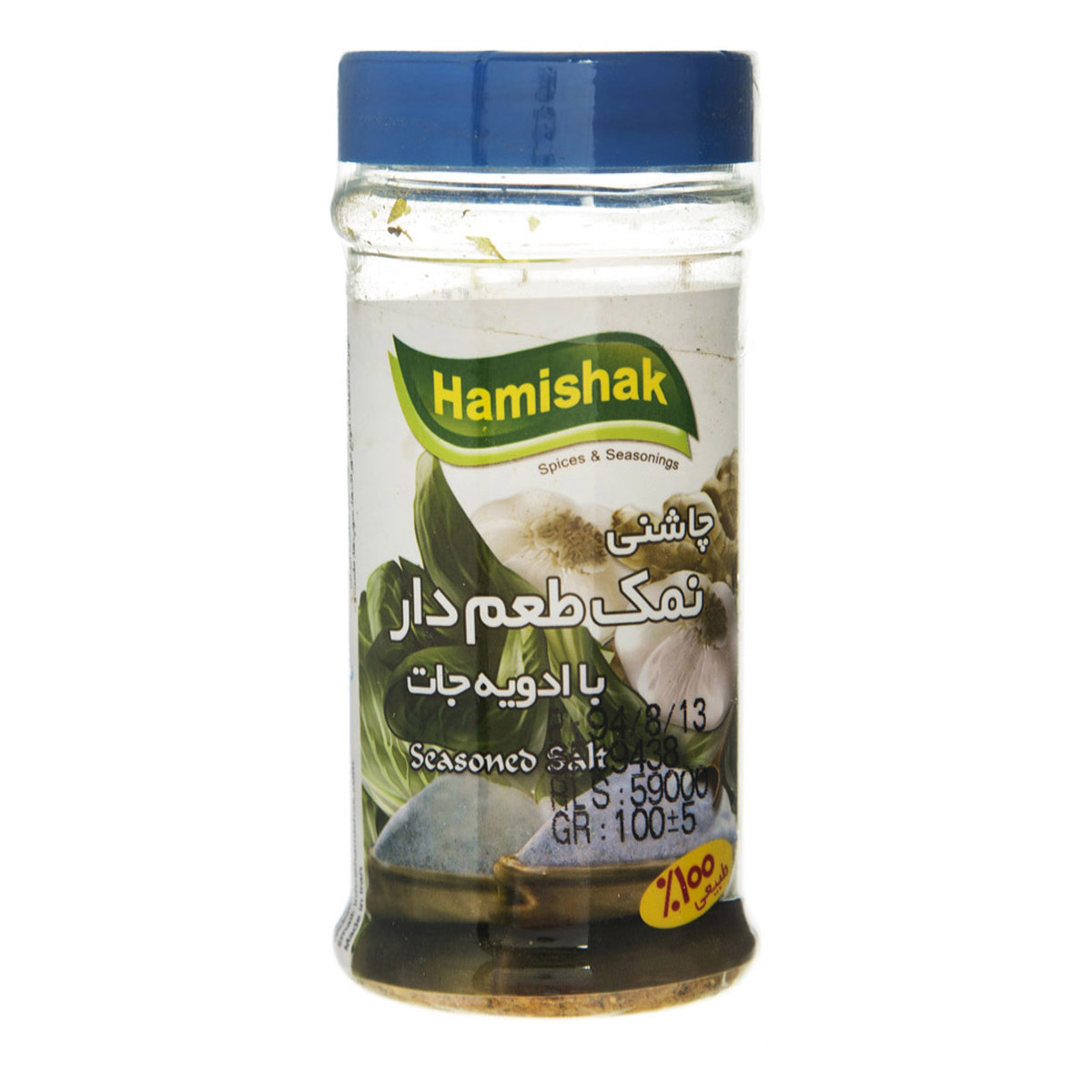 چاشنی نمک طعم‌دار 100 گرمی همیشک