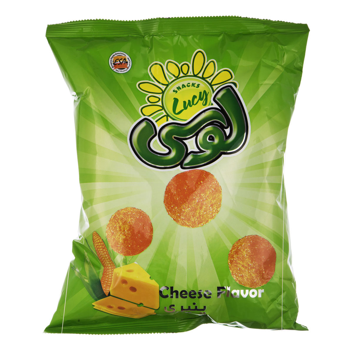 اسنک توپی پنیری 150 گرمی لوسی