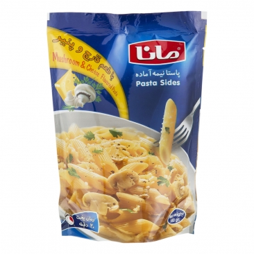پاستا نیمه آماده با طعم قارچ و پنیر 180 گرمی مانا