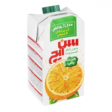 نوشیدنی پرتقال پالپی 500 میلی‌لیتری سن‌ایچ