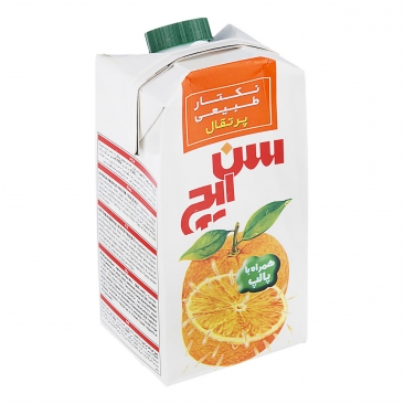 نکتار پرتقال پالپی 500 میلی‌لیتری سن‌ایچ