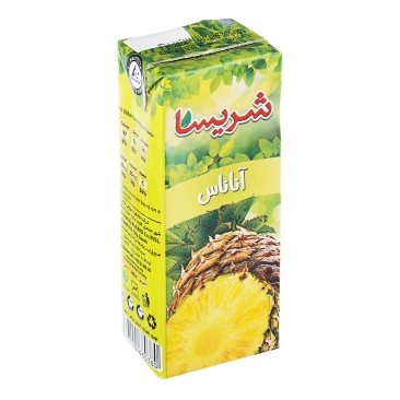 نوشیدنی آناناس 200 میلی‌لیتری شریسا
