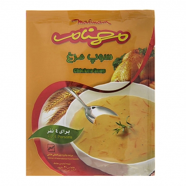 سوپ مرغ 70 گرمی مهنام