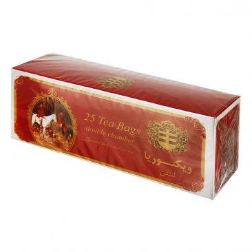 چای تی بگ معطر 25 عددی 50 گرمی ویكتوریا