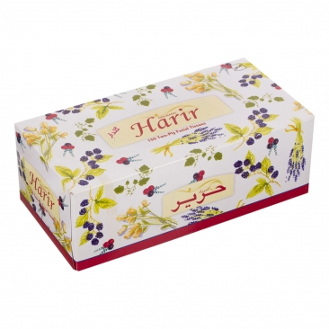 دستمال کاغذی گلدار دو لایه 150 برگ حریر
