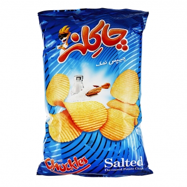 چیپس موجدار نمکی 175 گرمی چاکلز