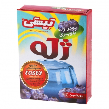پودر ژله بلوبری 100 گرمی تِیستی