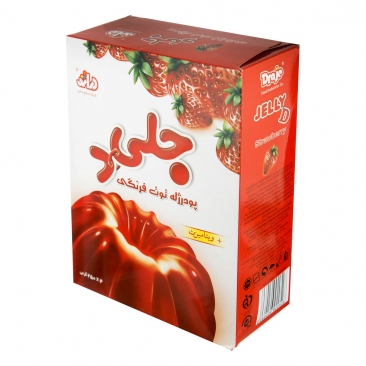 پودر ژله توت فرنگی 1000 گرمی دراژه