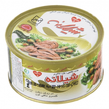 کنسرو ماهی تن در روغن زیتون 180 گرمی شیلانه