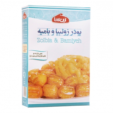 پودر زولبیا و بامیه 300 گرمی بن‌سا