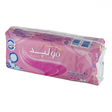 نوار بهداشتی کلاسیک متوسط 10 عددی مولپد