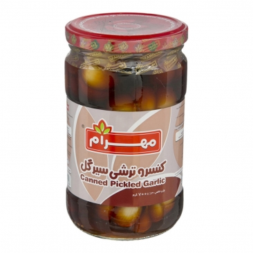 سیر ترشی گل 700 گرمی مهرام