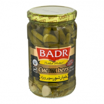 خيارشور سوپر ويژه 700 گرمی بدر