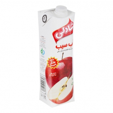آبمیوه سیب بدون شکر 1 لیتری شادلی