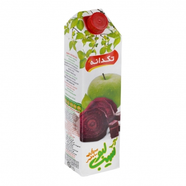 آب سیب لبو 1 لیتری تکدانه