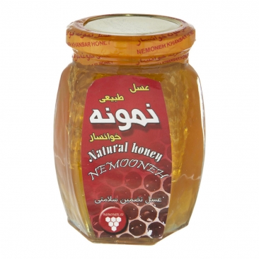 عسل با موم 500 گرمی نمونه‌خوانسار