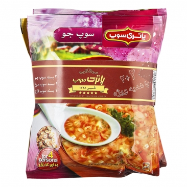 پک 4 عددی سوپ جو (دو عدد)، قارچ و مرغ پاتری‌سوپ