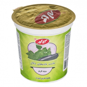 ماست پرچرب بادمجان دلال 750 گرمی کاله