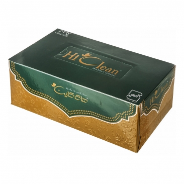 دستمال کاغذی طرح زربافت دو لایه 150 برگ های‌کلین
