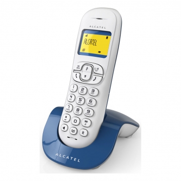 تلفن بی سیم آبی مدل c250  آلکاتل