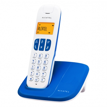 تلفن بی سیم آبی مدل Delta 180 آلکاتل