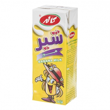 شیر موز فرادما 2.5 درصد چربی 200 میلی‌لیتری کاله