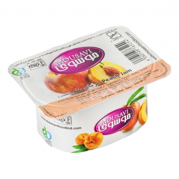 مربا هلو 225 گرمی موسوی
