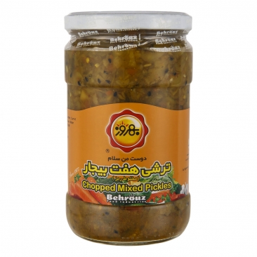 ترشی هفت بیجار (مخلوط ریز) 660 گرمی بهروز