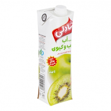 نوشیدنی مخلوط ‌سیب و کیوی 1 لیتری شادلی