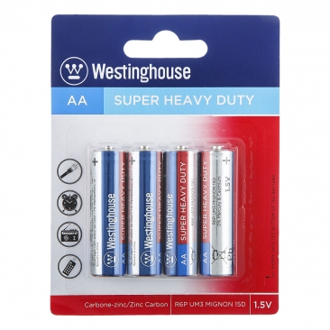 باتری قلمی Super Heavy Duty چهار عددی وستینگهاوس