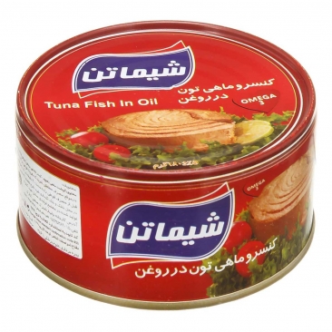 کنسرو ماهی تن در روغن 180 گرمی شیماتن