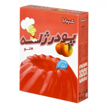 پودر ژله هلو ویتامین ث 100 گرمی شیبابا