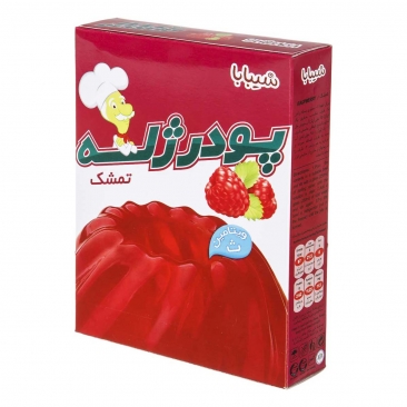 پودر ژله تمشک ویتامین ث 100 گرمی شیبابا
