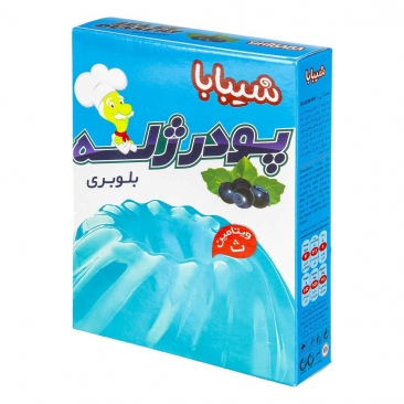 پودر ژله بلوبری ویتامین ث 100 گرمی شیبابا