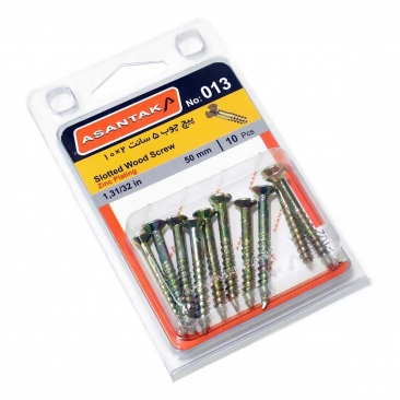 پیچ چوب کد 013 - 5 سانت 2*10 آسان‌تک 