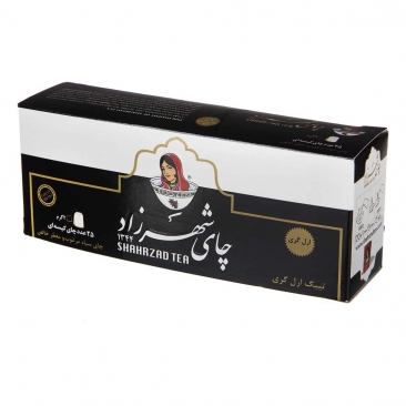 چای سیاه کیسه‌ای ارل گری 25 عددی شهرزاد