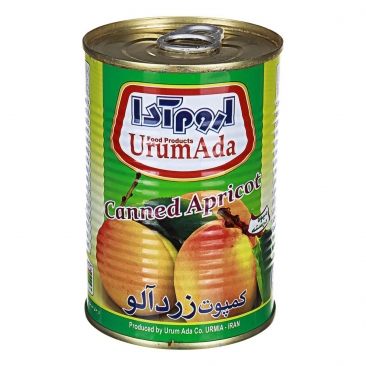 کمپوت زرد آلو 440 گرمی اروم‌آدا