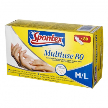 دستکش یکبار مصرف 80 عددی اسپونتکس