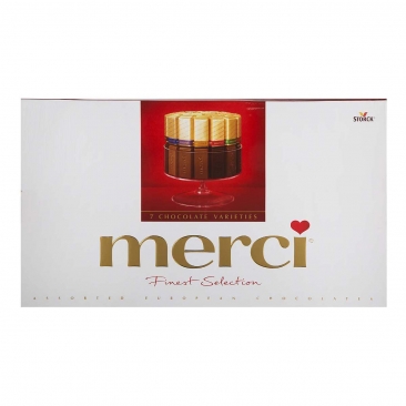 شکلات با 7 طعم مختلف 400 گرمی Merci