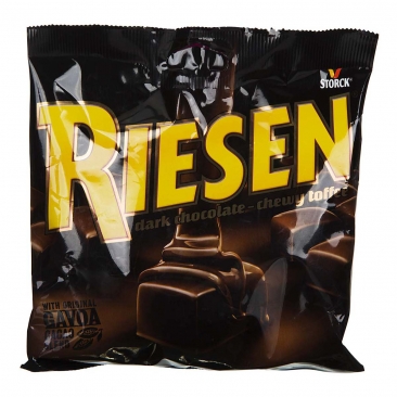 شکلات تلخ با مغز تافی 150 گرمی Riesen