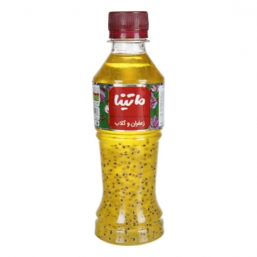 نوشیدنی زعفران و گلاب 275 میلی‌لیتری ماتینا
