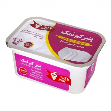 پنیر کم نمک 400 گرمی پاک